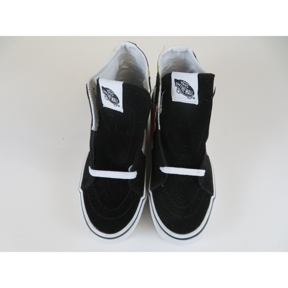 Vans Womens 5.5 Shoes Tie Dye Sk8 Hi Skateboard Canvas Black Sneaker - Picture 2 of 10